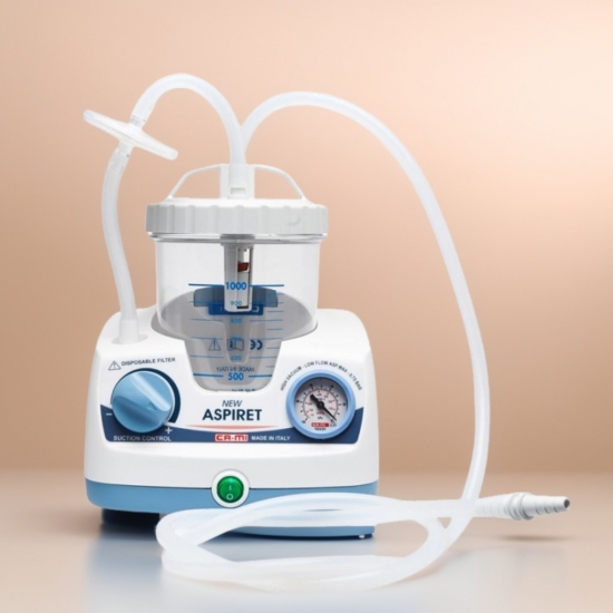 Отсасыватель (аспиратор) медицинский NEW ASPIRET (15л/мин воздух, 5л/мин жидкость)