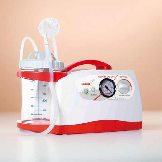 Отсасыватель медицинский аспиратор «ASKIR 36BR» RE-410200/03 (36л/мин воздух, 12л/мин жидкость)