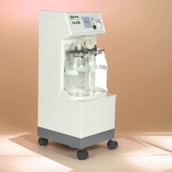 Отсасыватель медицинский электрический 7А-23В с педалью (20л/мин воздух, 8л/мин жидкость)